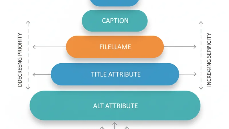 The five layers of image metadata ranked by SEO priority